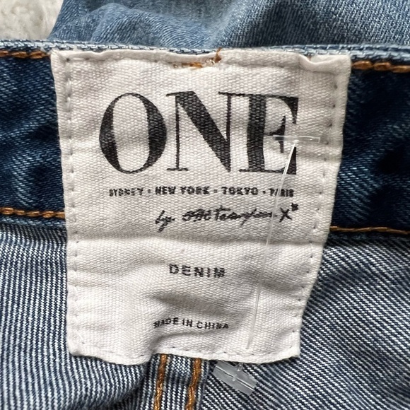 One Teaspoon Factory Distressed Trashed Free Birds Denim Ankle Zip jeans - Picture 13 of 13